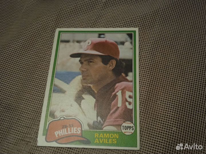Карточка бейсбол Topps 644 Ramon Aviles 2d-ss