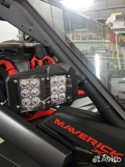 Лобовое стекло BRP Maverik X3 с обогревом триплекс