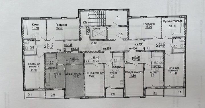 1-к. квартира, 38,4 м², 4/10 эт.