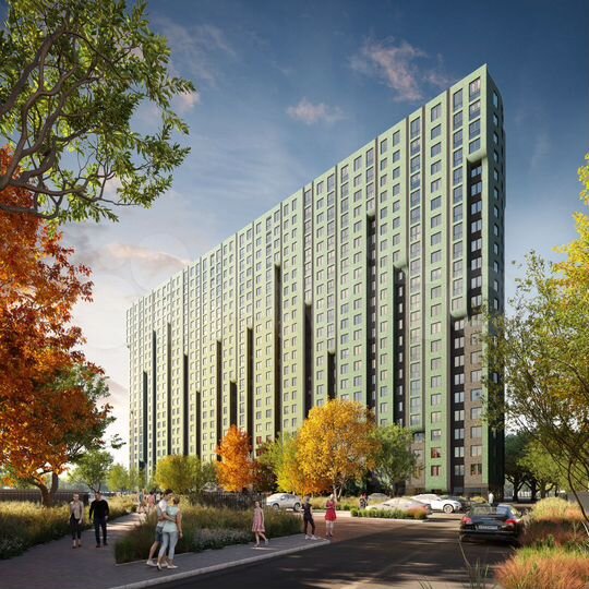 3-к. квартира, 67 м², 21/22 эт.