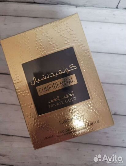 Lattafa Confidential Private gold 100ml