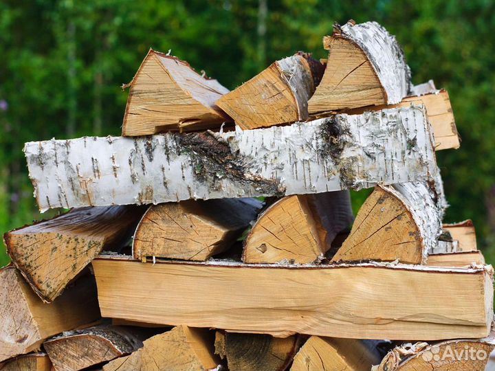 Дрова березовые колотые