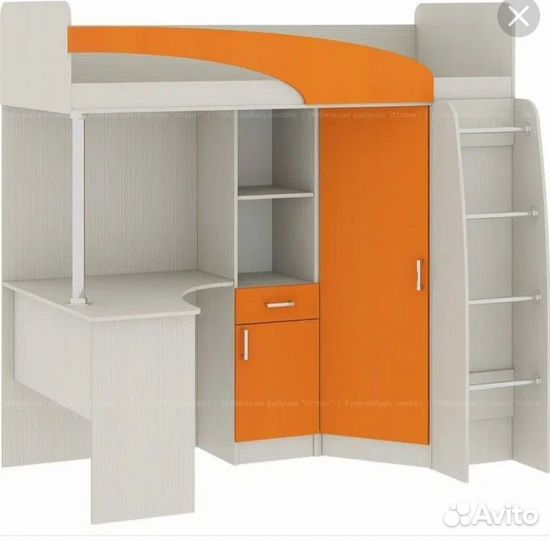 Кровать чердак