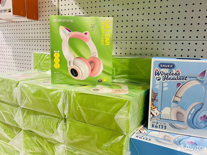 Беспроводные наушники с ушками