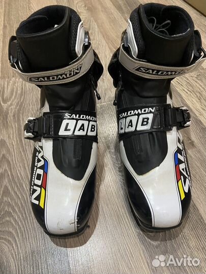 Лыжные ботинки salomon s lab коньковые