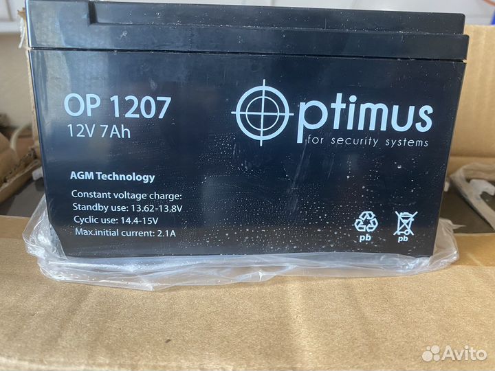 Аккумулятор optimus 1207