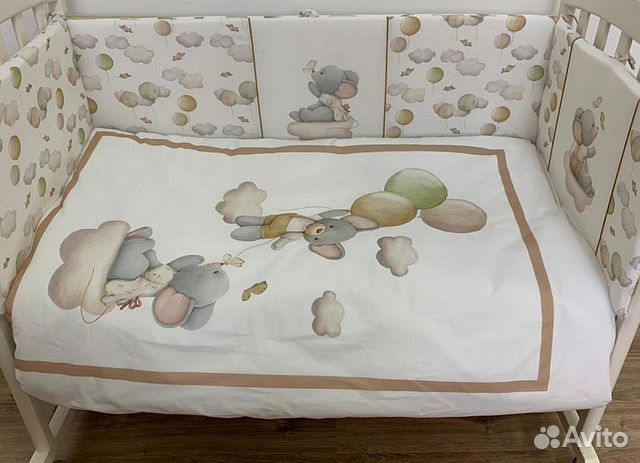 Комплект в кроватку Lappetti «Шарики» 6 предметов