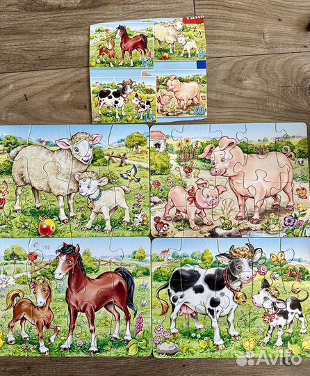 Пазлы ravensburger, trefl, castorland