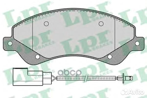 Комплект тормозных колодок 05P1259 05P1259 Lpr