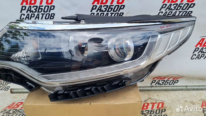 Фара левая Kia Optima 4 дхо+ линза