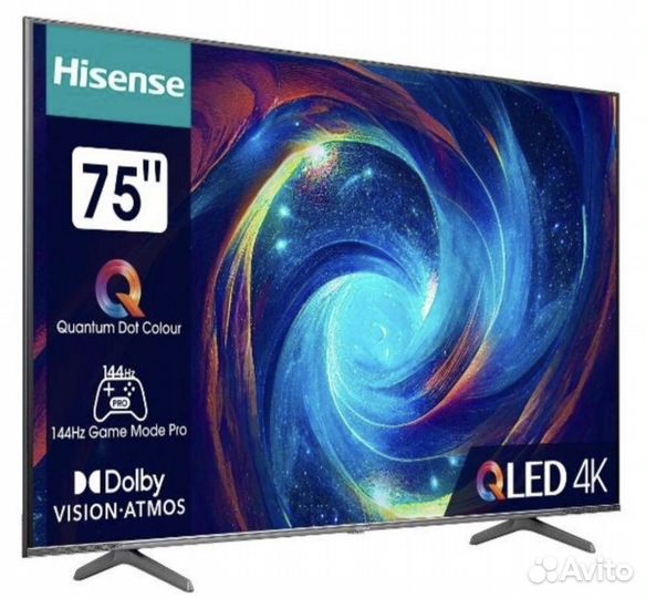 Телевизор Hisense 75E7KQ PRO