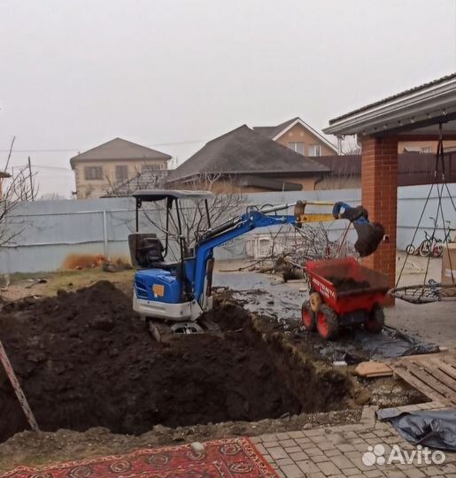 Мини экскаватор для труднодоступных мест