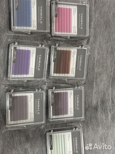 Цветные ресницы для наращивания