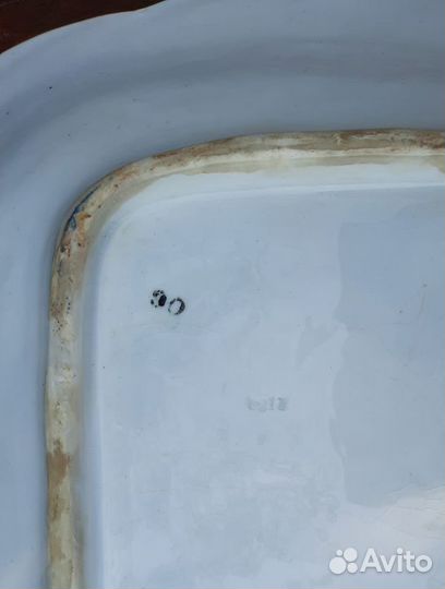 Сухарница, большое блюдо 