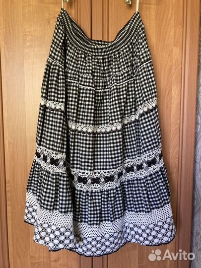 Юбка в стиле бохо 50-52