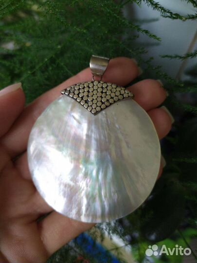 Серьги с перламутром