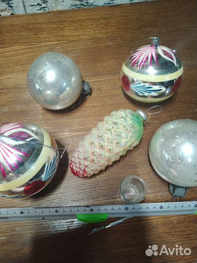 Новогодние ёлочные украшения из СССР одним лотом