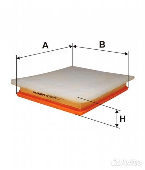 Filtron AP051/4 Фильтр воздушный opel