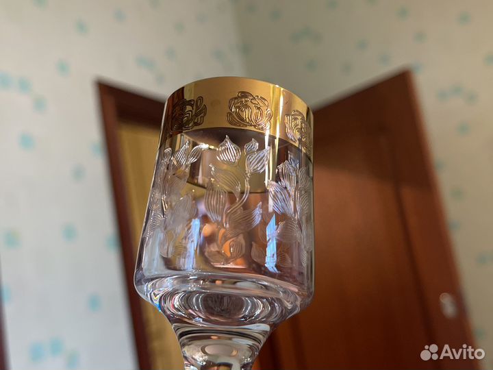 Рюмки хрусталь Bohemia Чехия СССР