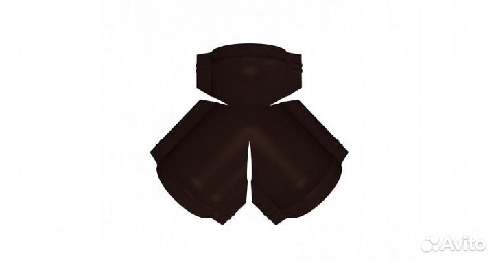 Тройник Y-образный Satin, Цвет Ral 8017, Покрытие Satin с пленкой, Толщина металла