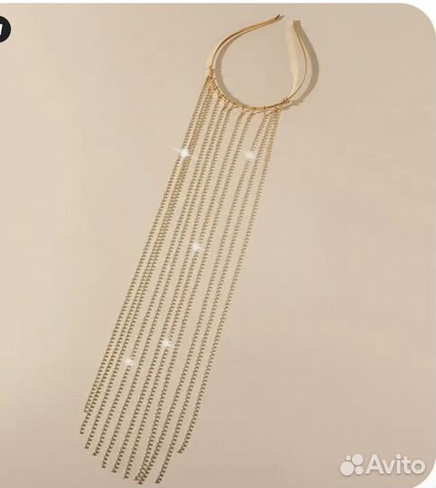 Заколка - ободок в стразах