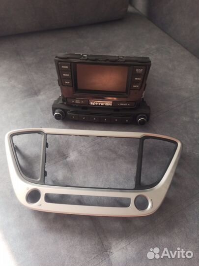 Штатная магнитола на hyundai solaris 2017