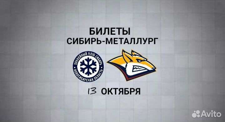 Билеты Сибирь-Металлург
