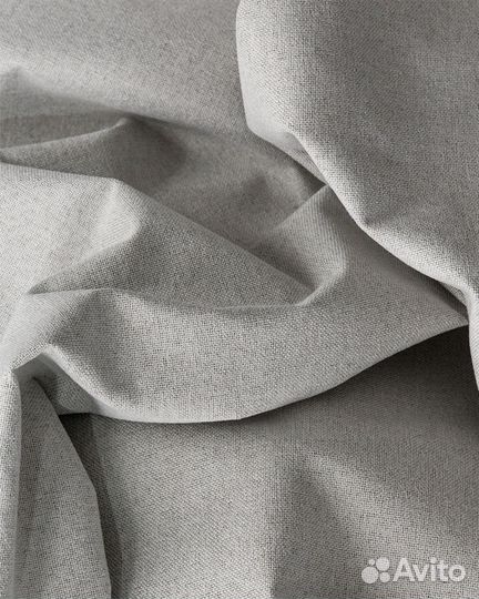 Шторы 100 блэкаут Массимо белый песок новые пошив