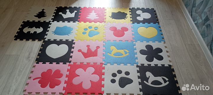 Тёплый коврик пазл