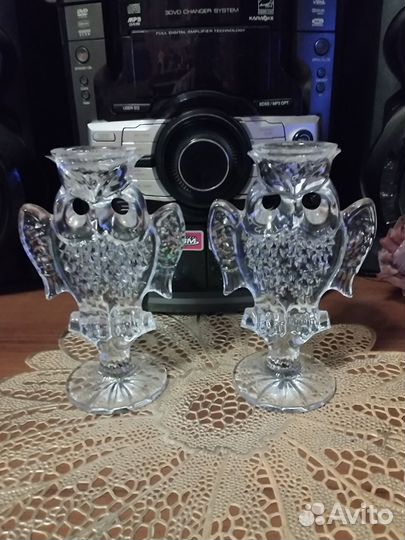 Хрустальные подсвечники