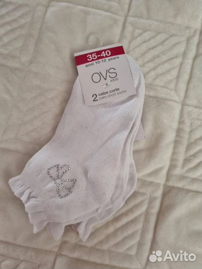 Новые носки C&A/OVS на девочек 30-39р