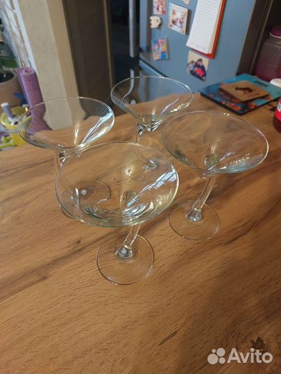 Бокалы мартини 4 штуки