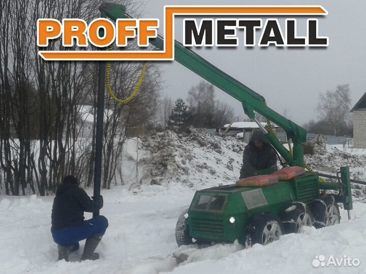 Винтовые сваи 89мм