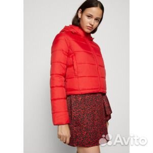 Куртка зимняя only, красный