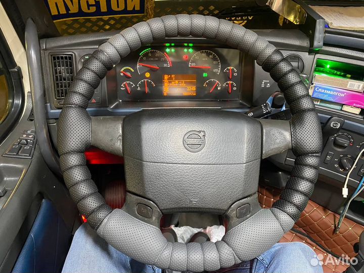 Обмотка руля на Скания