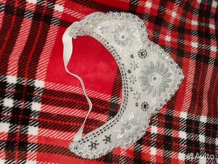 Кокошник снегурочки детский