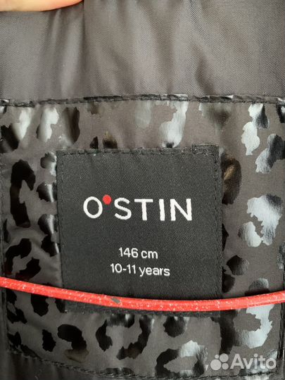 Пуховик для девочки 146 Ostin