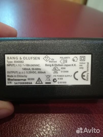 Зарядное устройство Bang & Olufsen BeoSound 2