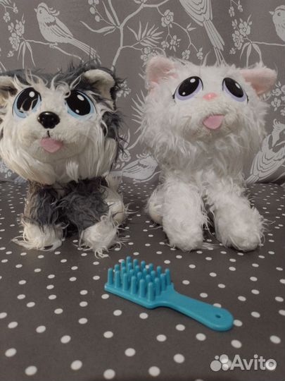 Игрушки кошка и собака 