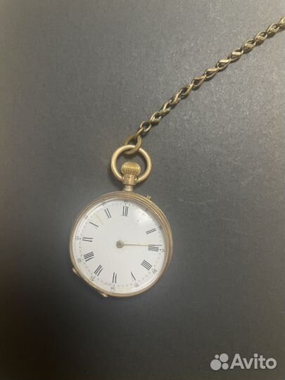 Часы карманные золотые Швейцария