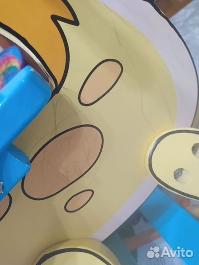 Лошадка качалка деревянная