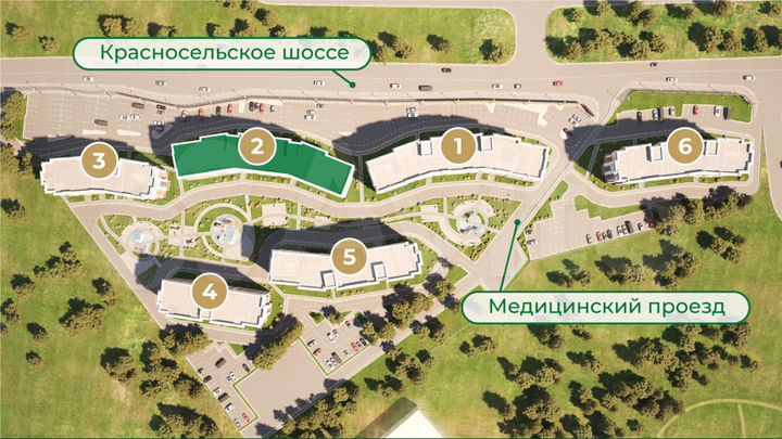 1-к. квартира, 40,6 м², 2/8 эт.