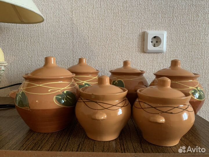 Горшок Горшочки для запекания Керамические