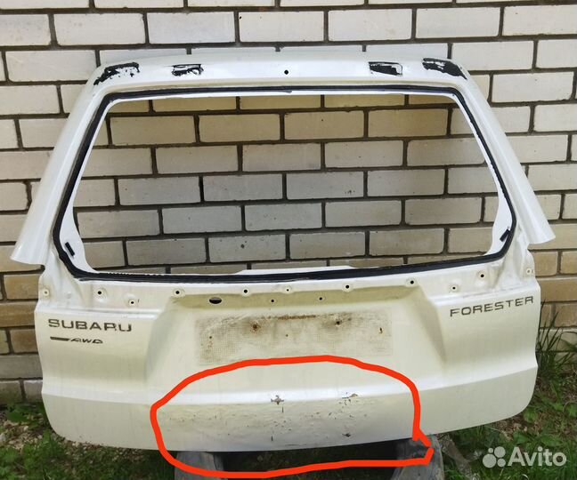 Крышка багажника на Subaru forester SH 2010-2013