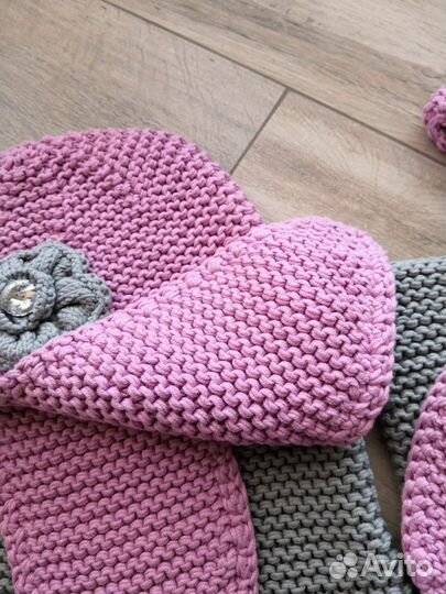 Шапка +снуд