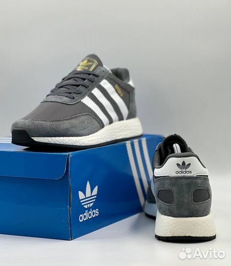 Adidas Iniki серые мужские 41-46