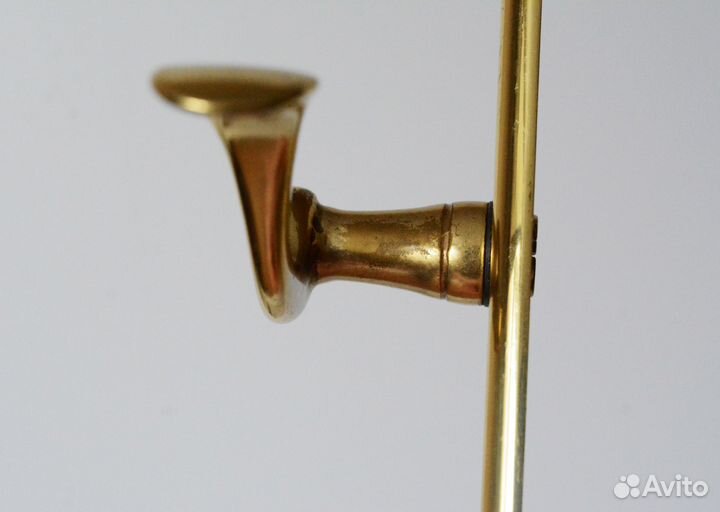 Дверные ручки на планке. Латунь