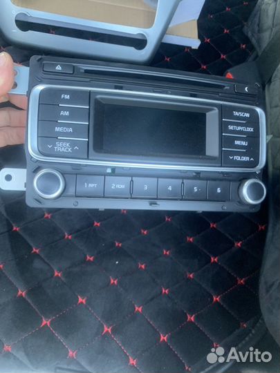 Штатная магнитола Киа Рио 3 (рестайлинг)