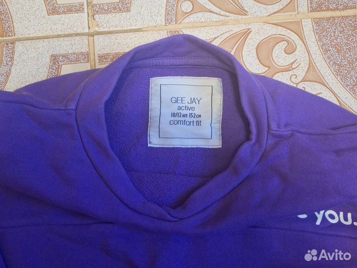 Фиолетовая укороченная кофта Gloria Jeans