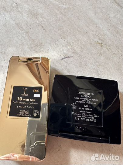 Тени для век dior guerlain mac моно